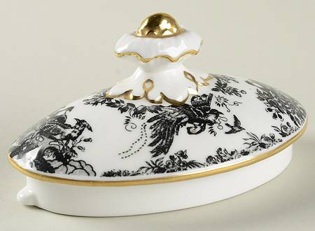 Black Aves (Gold Trim) Lid for Teapot