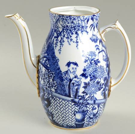 Blue Mikado Small Coffee Pot No Lid