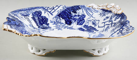 Blue Mikado Large Basket-Square 1685