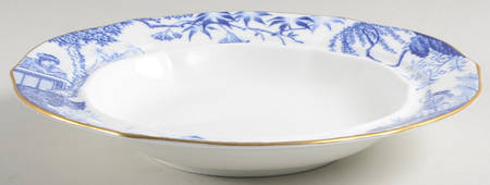 Blue Mikado Muffin Dish No Lid