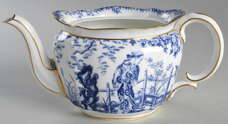 Blue Mikado Small Teapot No Lid