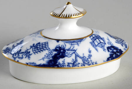 Blue Mikado Lid for Small Teapot