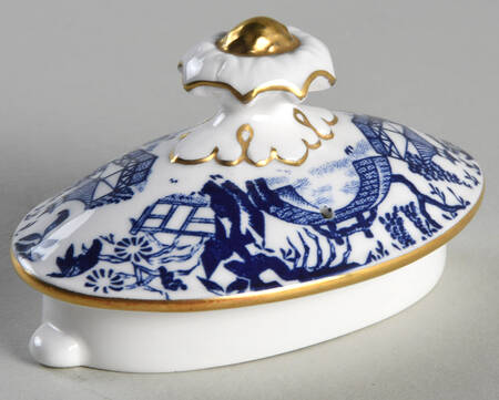 Blue Mikado Lid for Mini Teapot