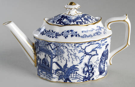 Blue Mikado Mini Teapot & Lid