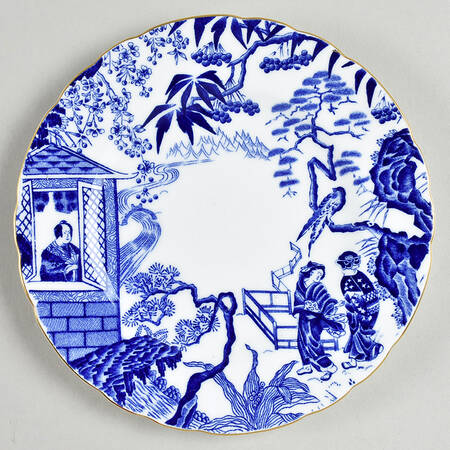Blue Mikado Bread & Butter Plate