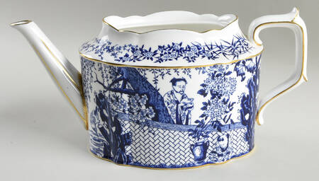 Blue Mikado Teapot No Lid