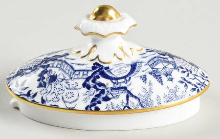 Blue Mikado Lid for Teapot
