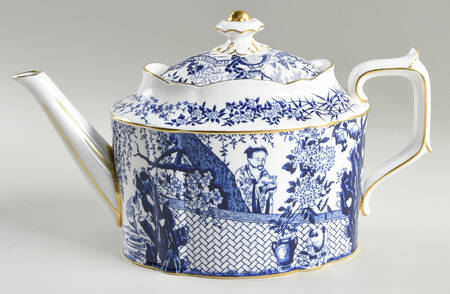 Blue Mikado Teapot & Lid