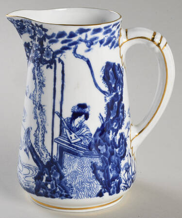 Blue Mikado 10 Oz Pitcher