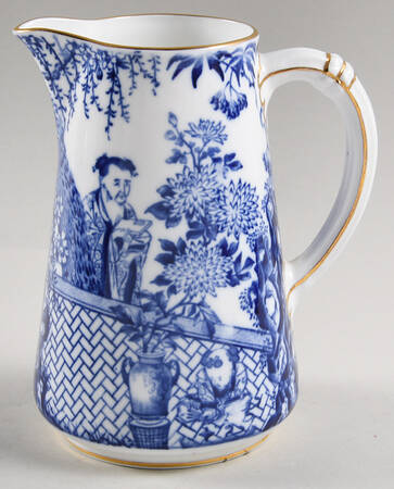 Blue Mikado 18 Oz Pitcher