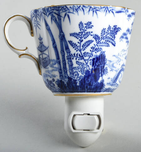 Blue Mikado 1 5/8" + cup (H) Night Light/Cup HC