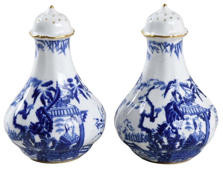 Blue Mikado Salt & Pepper Set