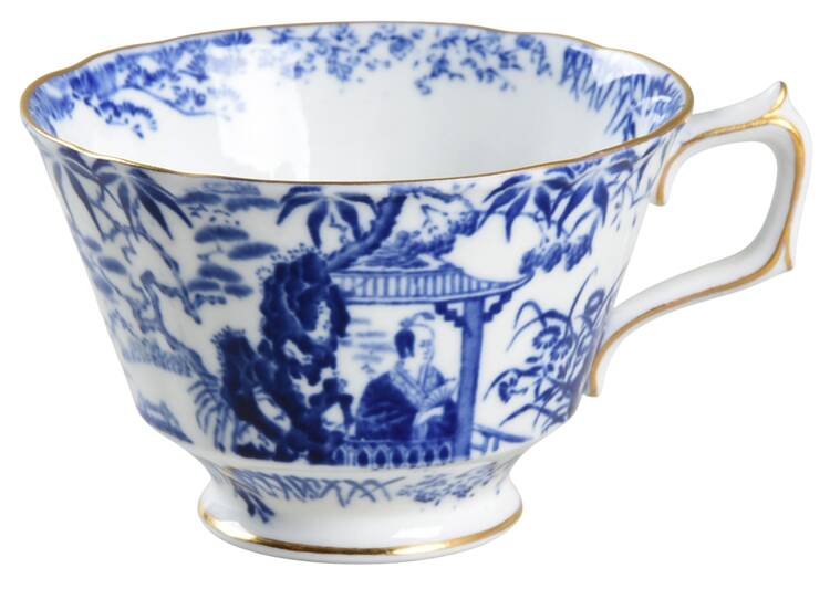 Blue Mikado Footed Cup