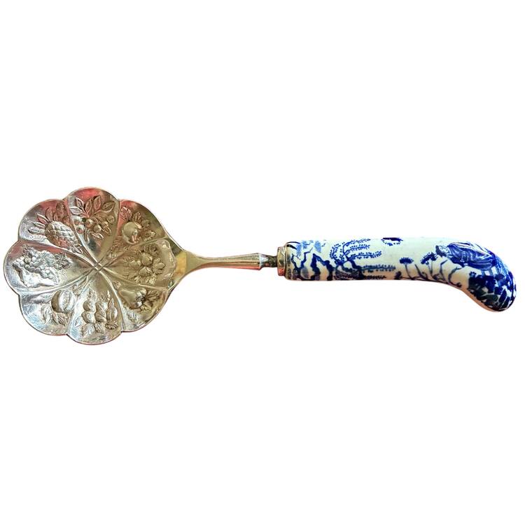 Blue Mikado Sugar Spoon