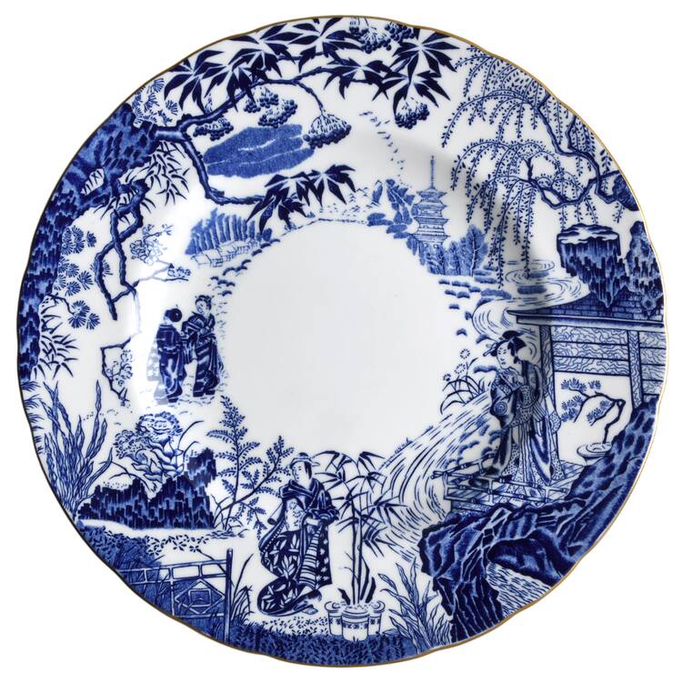Blue Mikado by Royal Crown Derby