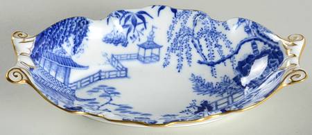 Blue Mikado 6" Oval Tray