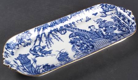 Blue Mikado Large Sandwich Tray