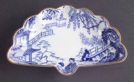 Blue Mikado Fan Tray