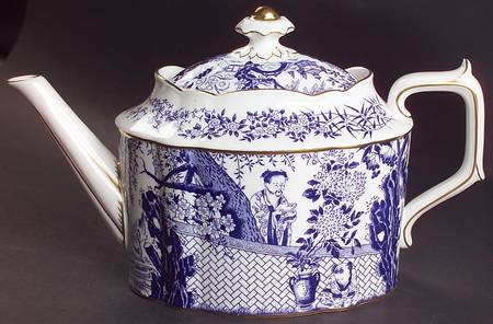 Blue Mikado Teapot & Lid