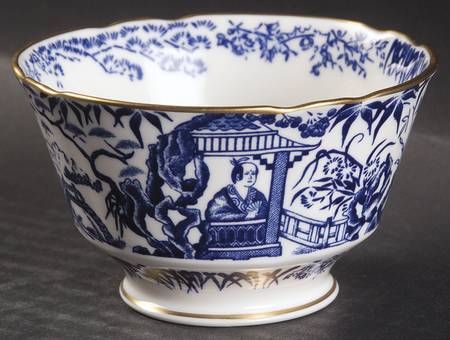 Blue Mikado Mini Open Sugar Bowl