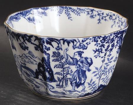 Blue Mikado Open Sugar Bowl