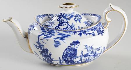 Blue Mikado Teapot & Lid