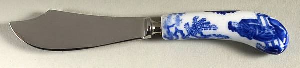 Blue Mikado Cheese Knife with Stainless Blade