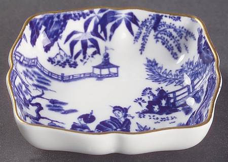 Blue Mikado Square Tray