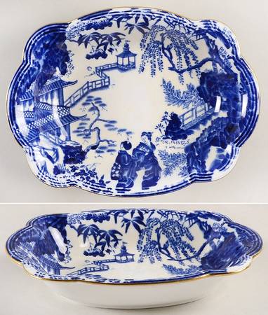 Blue Mikado Nut Dish
