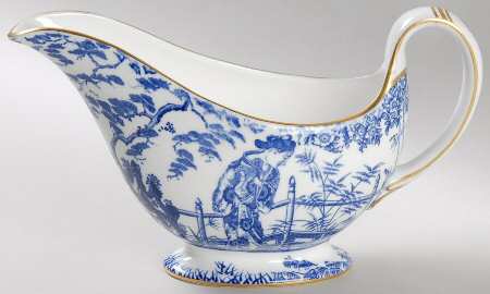 Blue Mikado Gravy Boat