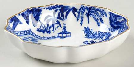 Blue Mikado Nut Dish