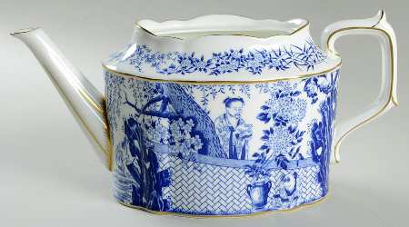 Blue Mikado Teapot No Lid