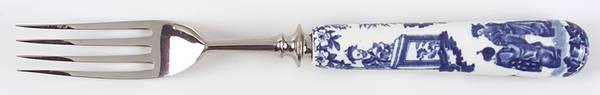 Blue Mikado Dinner Fork (7 1/2" or Larger)