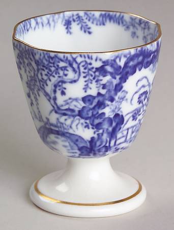 Blue Mikado Single Egg Cup