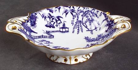 Blue Mikado Small Oval Duchess Sweet