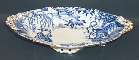 Blue Mikado Large Oval Duchess Sweet