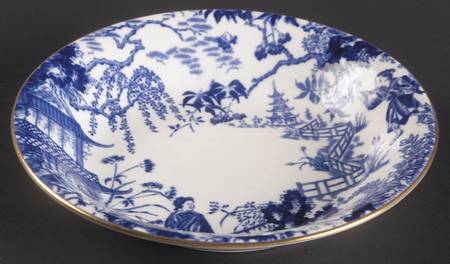 Blue Mikado Coupe Cereal Bowl