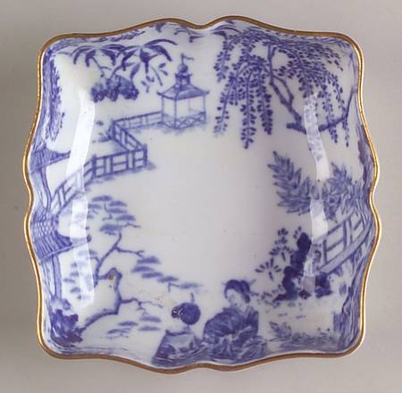 Blue Mikado Square Tray