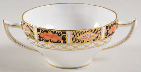 Border Imari Flat Bouillon Cup