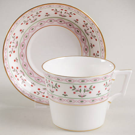 Brittany Flat Cup & Saucer Set