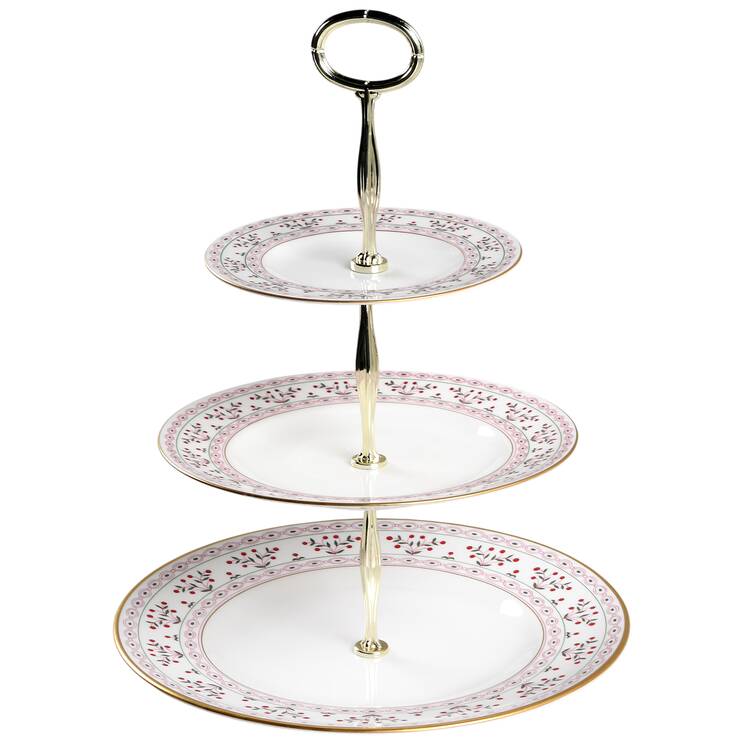Brittany 13 7/8"-14 1/4" 3-Tiered Serving Tray(DP,SP,BB) HC