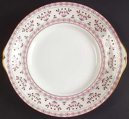 Brittany Handled Cake/Pastry Plate by Royal Crown Derby