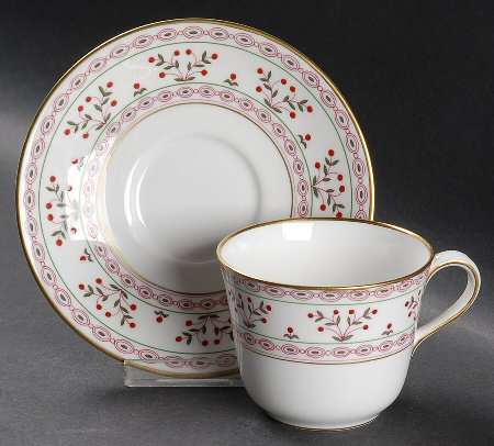 Brittany Flat Cup & Saucer Set
