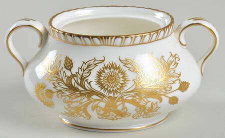 Brocade Sugar Bowl No Lid