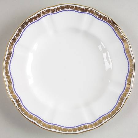 Carlton Blue Bread & Butter Plate