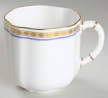 Carlton Blue Flat Demitasse Cup