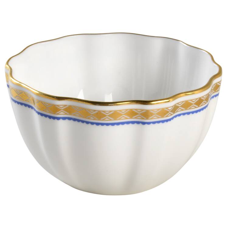 Carlton Blue Individual Open Sugar Bowl