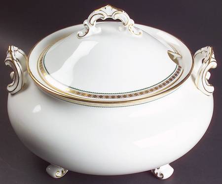 Carlton Green Tureen &  Lid