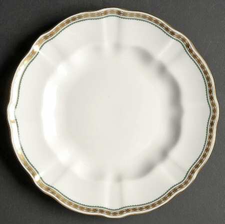 Carlton Green Salad Plate
