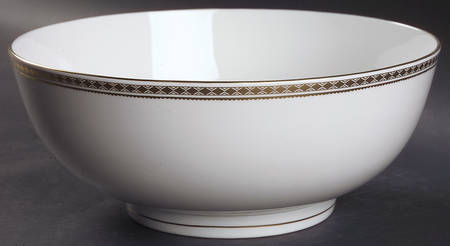 Carlton Gold 9" Salad Serving Bowl